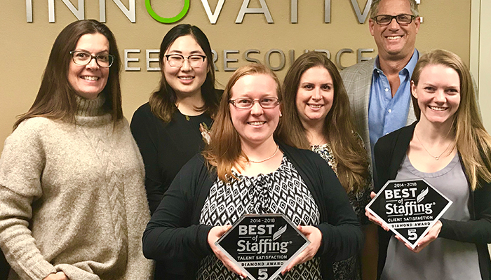 Innovative Career Resources & Staffing | What the 2018 Best of Staffing Diamond Award Means to Us